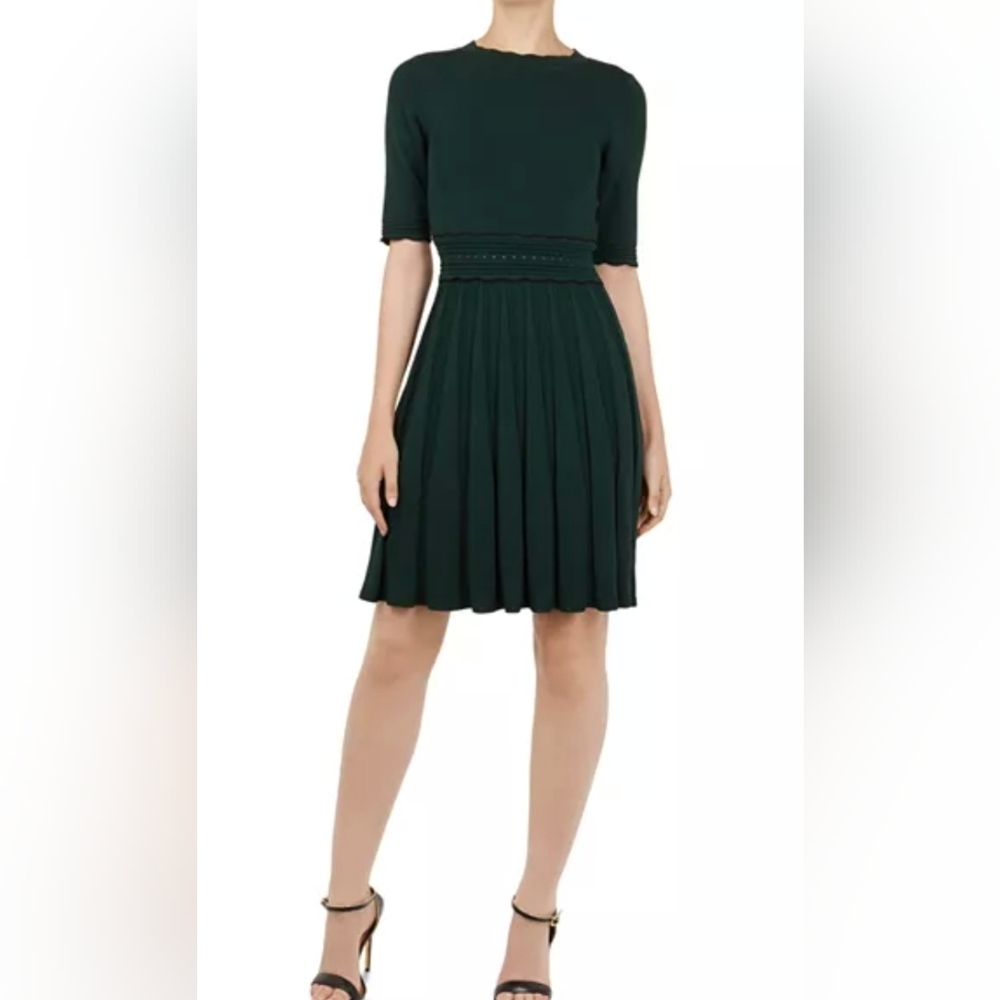 Ted Baker Dark Green Midi Dress